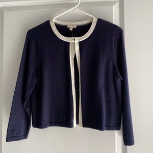 NWT Talbots Navy Cardigan